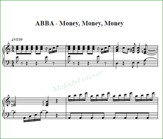 Ноты для фортепиано абба money. Абба мани Ноты для фортепиано. ABBA money money money Ноты для фортепиано. Money money money ABBA на фортепиано.